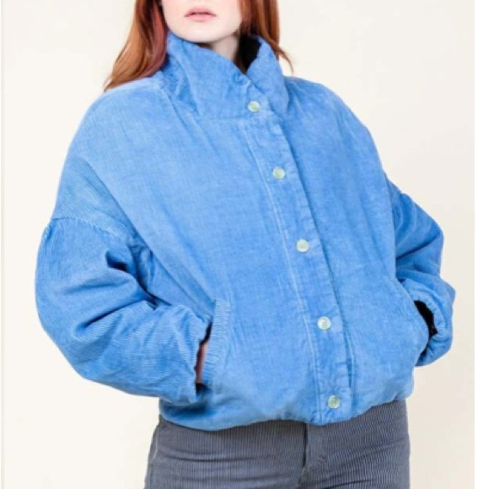 Prairie Underground periwinkle blue Corduroy Jacket nightliner